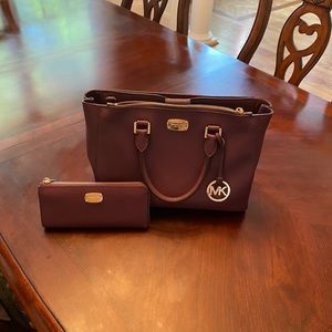 Michael Kors purse and wallet